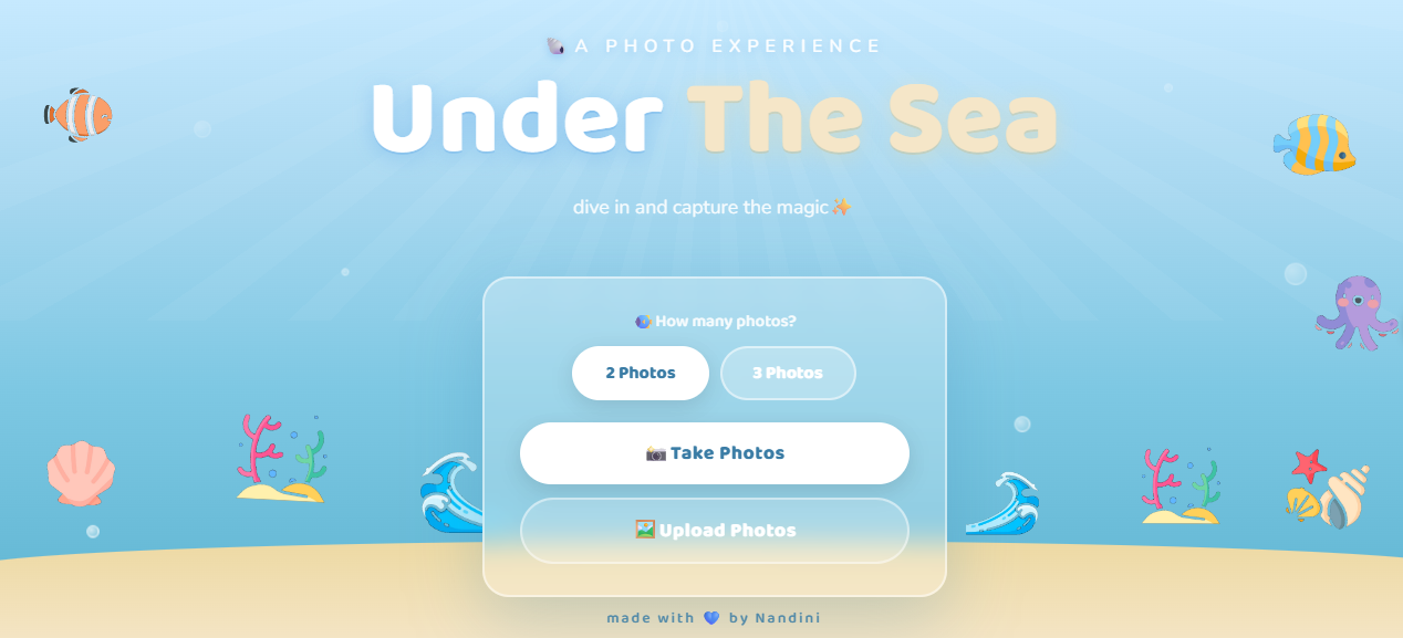 Under The Sea PhotoBooth